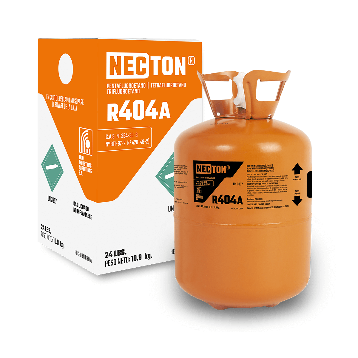 R404A x 10.900KG